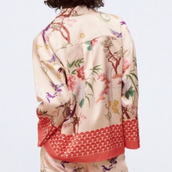 LAST NWT ZARA PRINT SHIRT - Picture 5 of 14